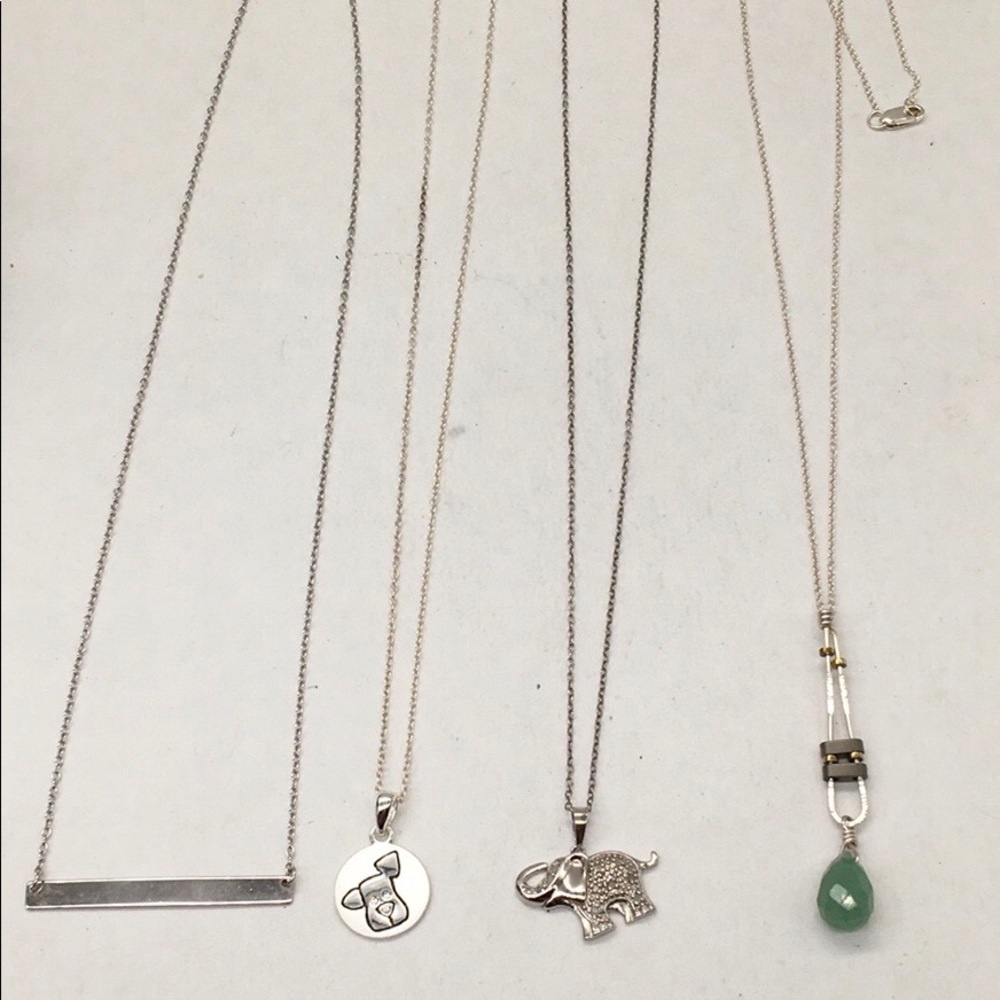 Bundle Sterling Silver Necklaces